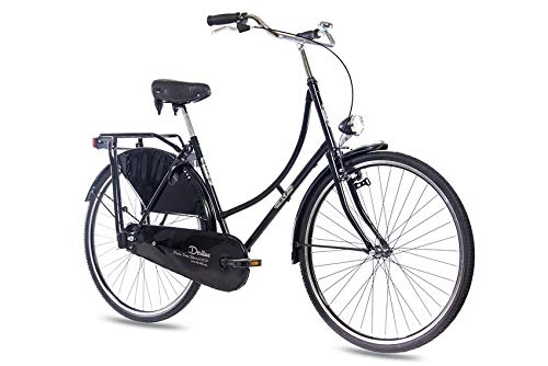 Comfort Bike : Unknown 28" inch vintage Hollandrad Cityrad KCP Deritus with 1 speed and kickback, black