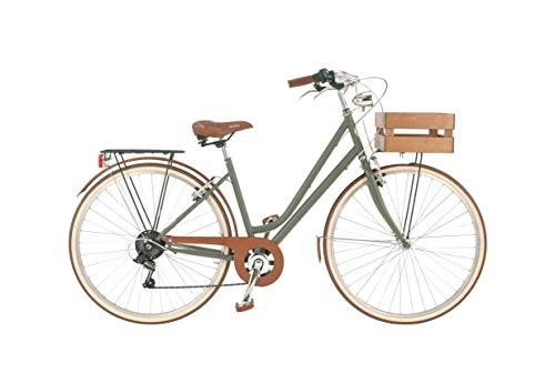Comfort Bike : Via Veneto Bazam Exclusive Selection Art Malagueta 28" 6V lady (green matt)