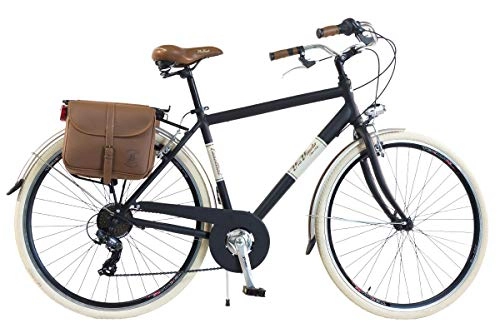 Comfort Bike : Via Veneto By Canellini Bike Bicycle citybike CTB Man Vintage Retro Via Veneto Aluminium (54, Black)