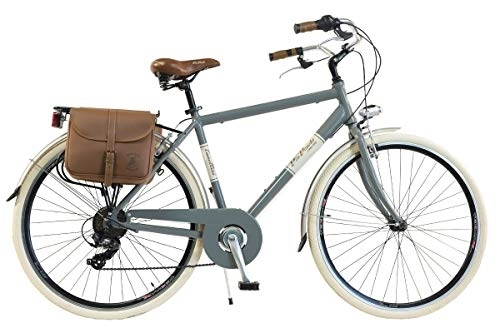 Comfort Bike : Via Veneto By Canellini Bike Bicycle citybike CTB Man Vintage Retro Via Veneto Aluminium (54, Grey)