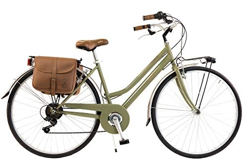 Comfort Bike : Via Veneto By Canellini Bike Bicycle Citybike CTB Woman Vintage Retro Via Veneto Steel (Green, 46)