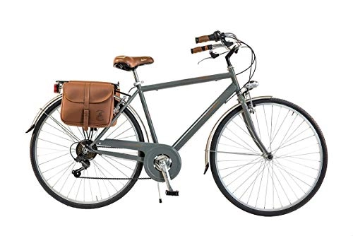 Comfort Bike : Via Veneto By Canellini Bike Comfort Bicycle Citybike CTB Man Vintage Retro Via Veneto Steel (50, Grey)
