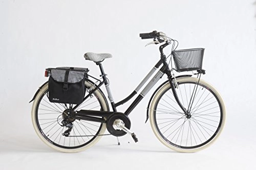 Comfort Bike : Via Veneto City Bike 28Inch Glamour, Black