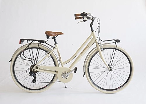 Comfort Bike : Via Veneto Women's Bicycle 605A Made in Italy, Womens, beige cappuccino