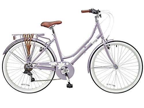 Comfort Bike : Viking Paloma Ladies Traditional Dutch Bike 26" Wheel Lavender