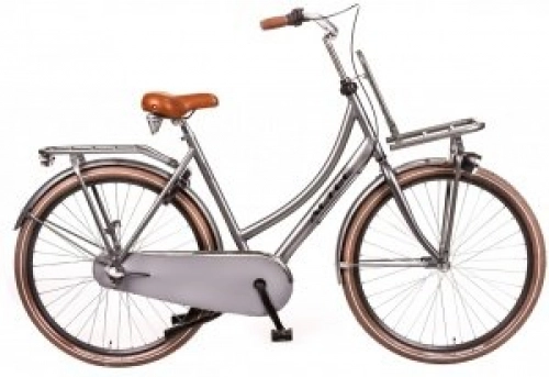 Comfort Bike : Vintage 28 Inch- 50 cm Women 3G Coaster Brake Zilvergrijs