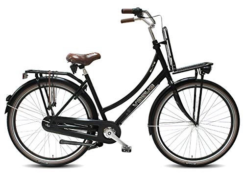 Comfort Bike : VOGUE Elite 28 Inch 50 cm Woman 7SP Coaster Brake Black