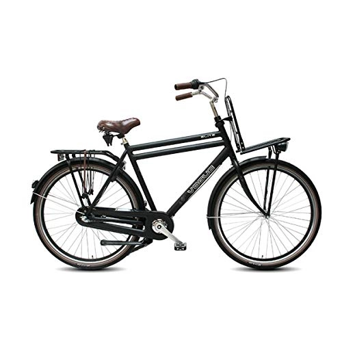 Comfort Bike : Vogue Elite 28 Inch 57 cm Men 7SP Coaster Brake Matte black
