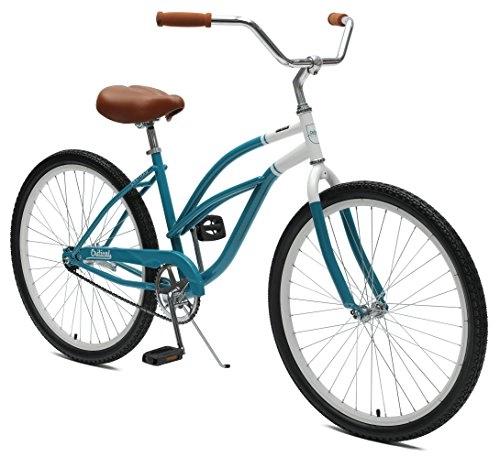 Cruiser Bike : Critical Cycles Women's 2361 Bike, Turquoise, 1-Speed / 26-Inch
