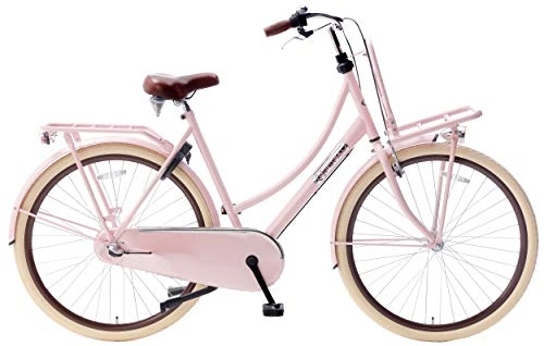 Cruiser Bike : Daily Dutch Basic+ 28 Inch 57 cm Woman 3SP Coaster Brake Pink