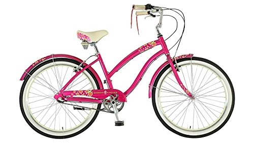 Cruiser Bike : Dawes Strawberry Ladies British Cruiser Pink 17" bike
