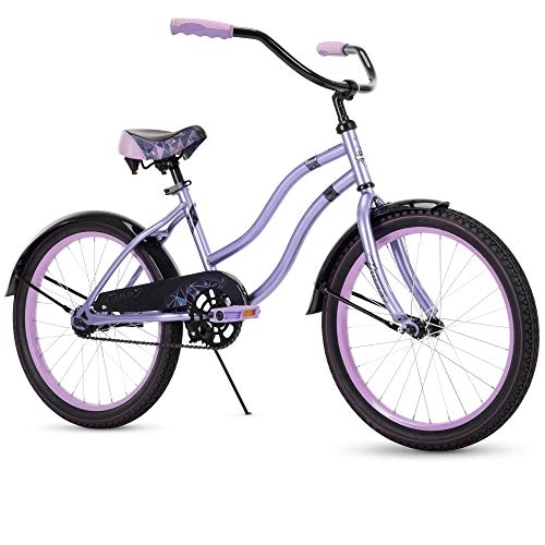 Cruiser Bike : Huffy Girls Fairmont 20" Cruiser Quick Connect, Metallic Lavender, 20 inch wheels