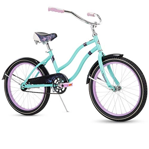 Cruiser Bike : Huffy Girls Fairmont 20" Cruiser Quick Connect, Metallic Teal, 20 inch Wheels