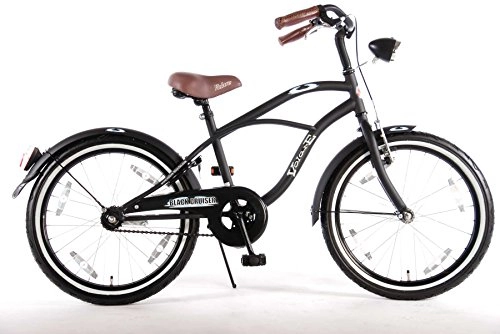 Cruiser Bike : Kubbinga Volare Black Cruiser Boy Bike, Matt, 20-Inch