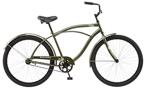 Cruiser Bike : Kulana Men's Cruiser Bike, 26-Inch, Green