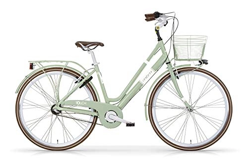 Cruiser Bike : MBM Touch 28 Inch 50 cm Woman 3SP Rim Brakes Green