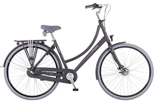Cruiser Bike : Puch Hands-Up! S 28 Inch 45 cm Woman 3SP Coaster Brake Matte black