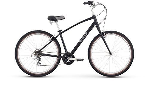 Cruiser Bike : Raleigh Bikes Circa 2 Comfort Bike, 15" / Small, Black