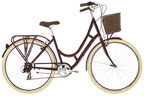 Cruiser Bike : Raleigh Women's Cameo Street Classic, Burgundy, Size 17