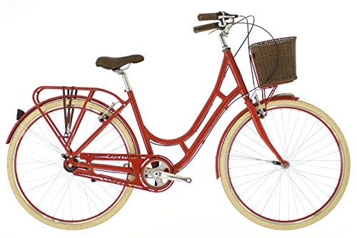 Cruiser Bike : Raleigh Women's Spirit Street Classic, Scarlet Red, Size 17