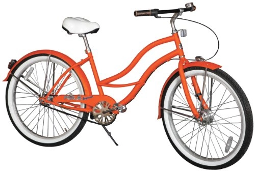 Cruiser Bike : Rule Women's Elizabeth Supreme Cruiser Bike - Clementine, 18.5 Inch
