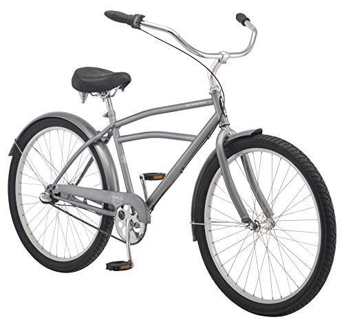 Cruiser Bike : Schwinn Huron Men's Cruiser Bike, 3-Speed, 26" Wheels, Grey