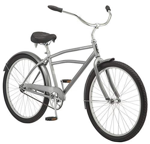 Cruiser Bike : Schwinn Huron Men's Cruiser Bike, Single Speed, 26" Wheels, Grey
