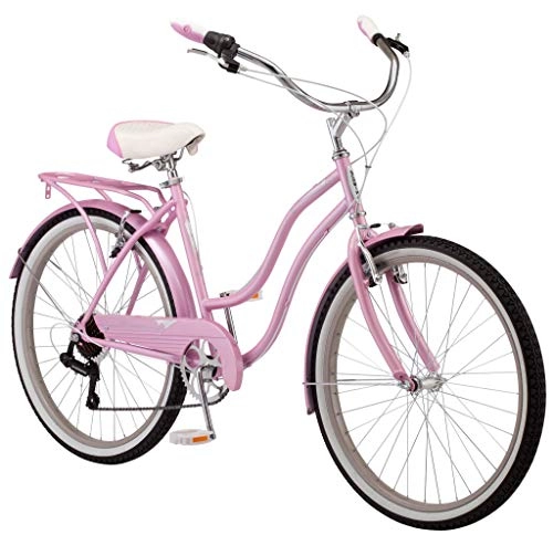 Cruiser Bike : Schwinn Women's Perla Beach Cruiser Bike, Pink, 66.04 cm