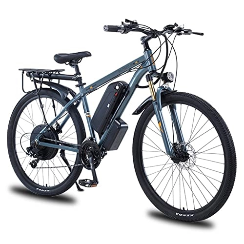 Electric Bike : 1000W Electric Bicycle For Adults 34 MPH 29 inch Bike 21 Speed Gears Aluminum Alloy-Bike with Removable 48V 13AH Lithium Battery Commute Ebike for Female Male