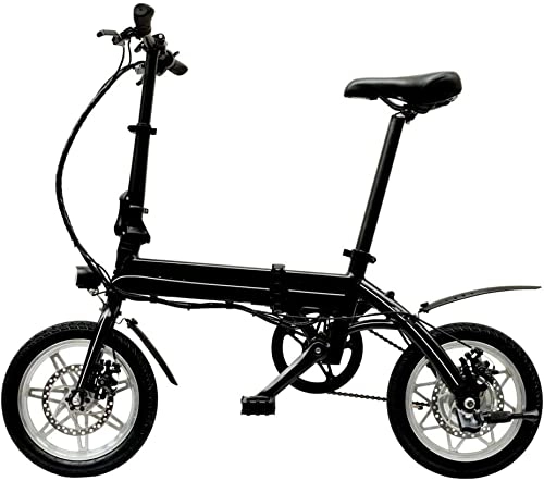 Electric Bike : 14" Folding Electric Bike for Adults - Easy to Fold, Carry and Store - Black
