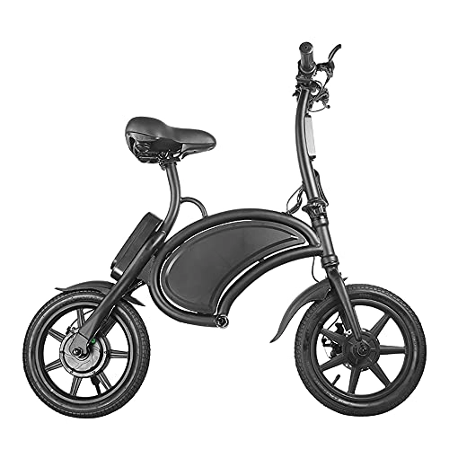 Electric Bike : 14 inches Folding Electric Bike– 350W 36V Electric Bicycle Waterproof E-Bike with 15 Mile Range, Collapsible Frame.