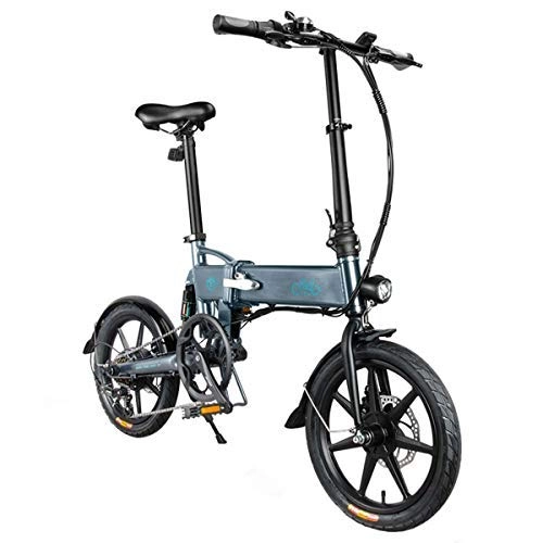 Electric Bike : 1Life Folding Electric Bike - FIIDO D2 Variable Speed Electric Bike Aluminum Alloy Folding Bicycle 250W High Power E-Bike with 16" Wheels