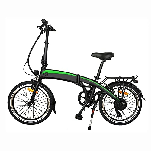 Electric Bike : 20"Adult Folding Electric Bike, 250W Motor 36V Removable Lithium Battery, Max Speed 25km / h, Charging time 5-6 hours, Easy to Assemble