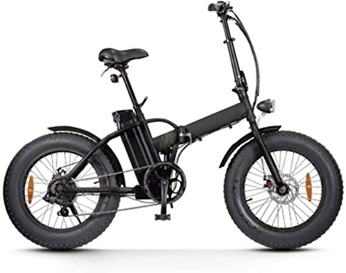Electric Bike : 20 in Snow Fat Tyre Ebike 36V 250W Folding Electric Bicycle with Removable 10Ah Lithium Battery Foldaway Commuter Bike, for Adult Men Woman