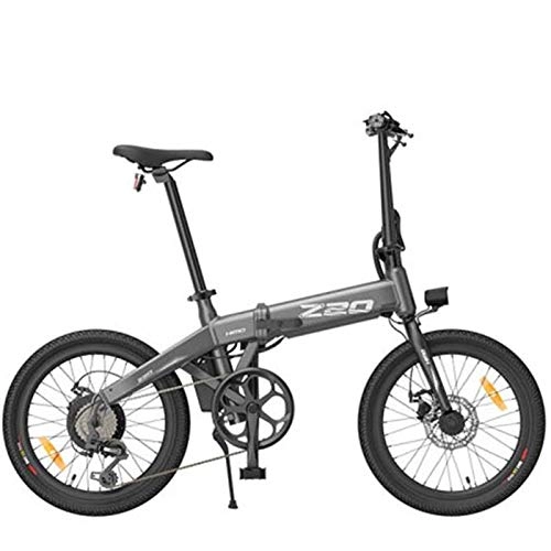 Electric Bike : 20 Inch Foldable Electric Bike Bicycle, Ebike 36V / 10AH Li-Ion Battery 250W Motor, High-Strength Lightweight Aluminum Alloy Frame, Gray