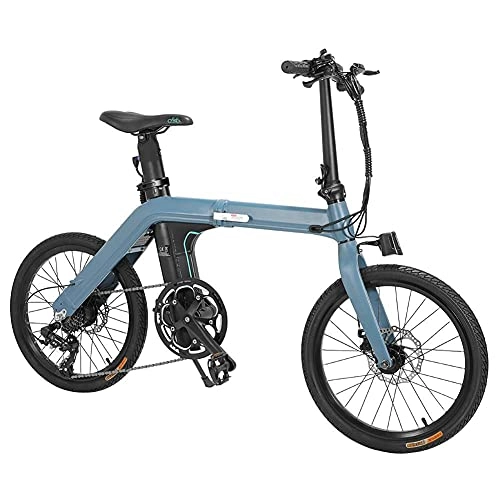 Electric Bike : 20 Inch Tire Lightweight Electric Moped Bike, Outdoor Compacted Electric Bicycle with 250W Brushless Gear Motor for Commute and Exercise, 100KM Max Range