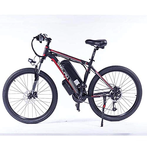 Electric Bike : 2020 Upgraded Electric Mountain Bike 1000W / 500W 26 Electric Bicycle with Removable 48V 13Ah Battery 21 Speed Shifter ebike-white blue