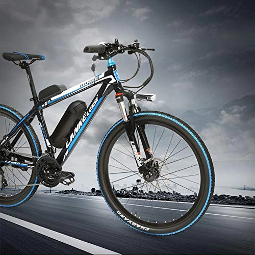 Electric Bike : 2020 Upgraded Electric Mountain Bike, 240W 26'' Electric Bicycle with Removable 48V 10AH Lithium-Ion Battery for Adults, 21 Speed Shifter