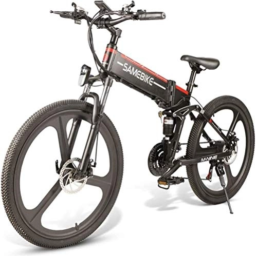 Electric Bike : 21 Speed Gears Electric Mountain Bike, Newest 350W E-Bike 26 Aluminum Electric Bicycle for Adults with Removable 48V 10AH Lithium-Ion Battery