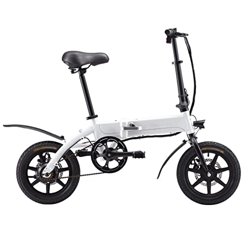 Electric Bike : 250W Electric Bike Foldable for Adults Lightweight 14 Inch Aluminum Alloy Disc Electric Bicycle 36V Lithium Electric Bike