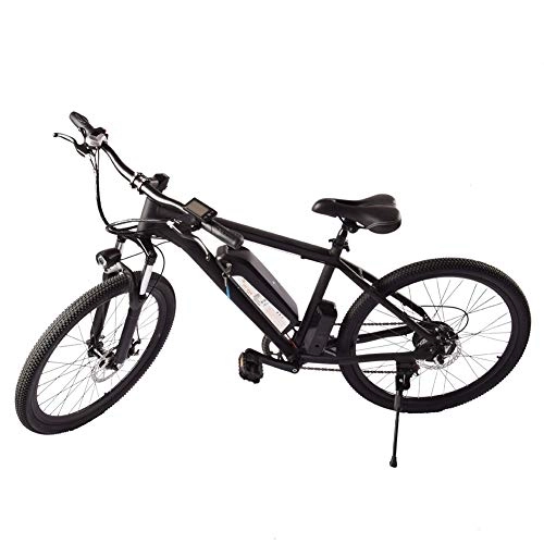Electric Bike : 26" 250W Removable 36V 9.6Ah Lithium-Ion Battery Pack Integrated with Frame 3 Speed Saddle Adjustable Dual Disc Brakes Electric Bicycle Commuting