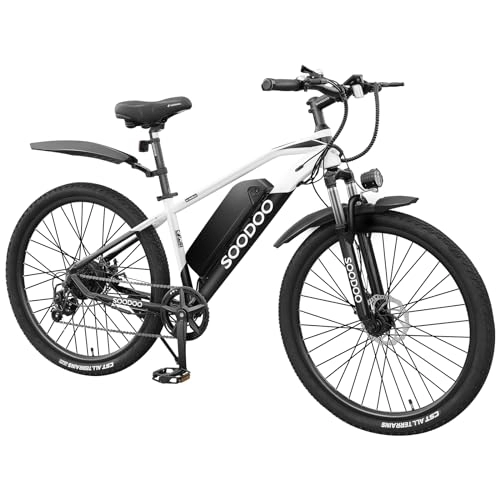 Electric Bike : 26" Electric Bike for Adult. 2605 E-Bike with 250W High-Speed Brushless Motor. Electric Bicycle Built-in 36V-8AH Removable Li-Ion Battery, Shimano 7 Speed, G51 LCD Display, Dual Disk Brake