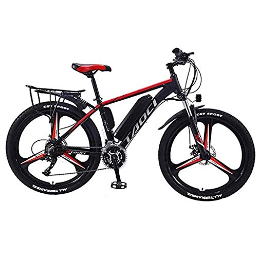 Electric Bike : 26" Electric Mountain Bike For Adult, Hybrid Road Bikes 350W Electric Bicycle 36V 8 / 10Ah / 13Ah Removable Lithium Battery, Commute Ebike With 30 Speed Gear And Three Working Modes(Color:C, Size:13Ah 90Km)