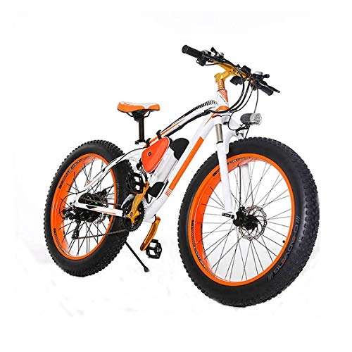 Electric Bike : 26 inch Electric Mountain Bike Adult 36V 350W Folding E-bike Bicycle 7 Speeds with LCD meter and 5 Level PAS Function, Dual Disc Brakes and Suspension Shock Absorber Fork