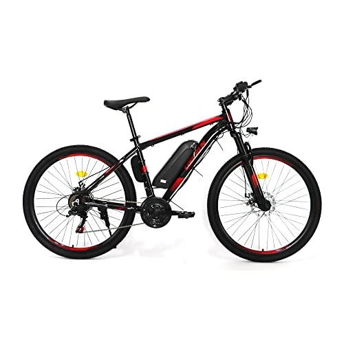Electric Bike : 27.5” Electric Mountain Bike, Bicycle with 250W Powerful Motor Electric Bicycle with 36V 10.4AH Lithium Battery, Mountain E-bike, Shimano Gears for Adults
