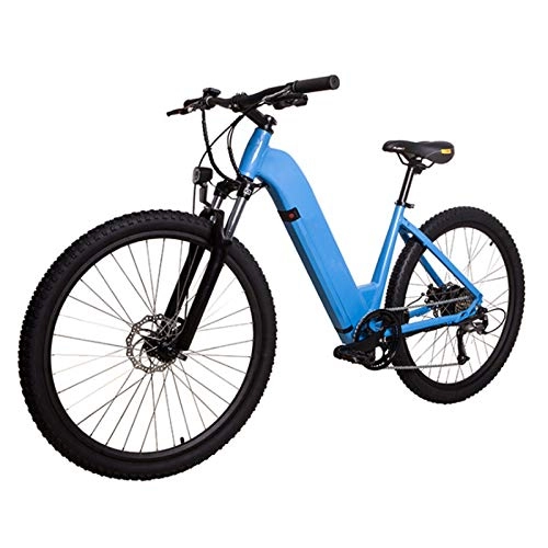Electric Bike : 27.5 inch Variable speed electric bicycle 250W 36V*10.4Ah Sadult uper light Pedal Mountain bike Maximum speed: 32km / h blue