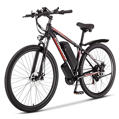 Electric Bike : 29'' Bike Mountain Bike, Electric Bicycle With 48V 13Ah Removable Batteries, Range 60 Miles, 72N.m, Dual Hydraulic Disc E-Bike, 3 Riding Modes, LCD Display, Shimano 21 Speed