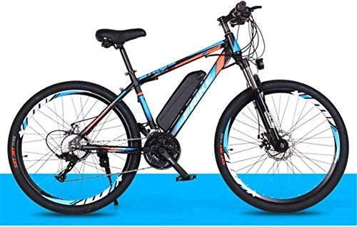 Electric Bike : 3 wheel bikes for adults, Ebikes, 27 Speed Electric Mountain Bike, Gears Bicycle Dual Disc Brake Bike Removable Large Capacity Lithium-Ion Battery 36V 8 / 10AH All Terrain(Three Working Modes)