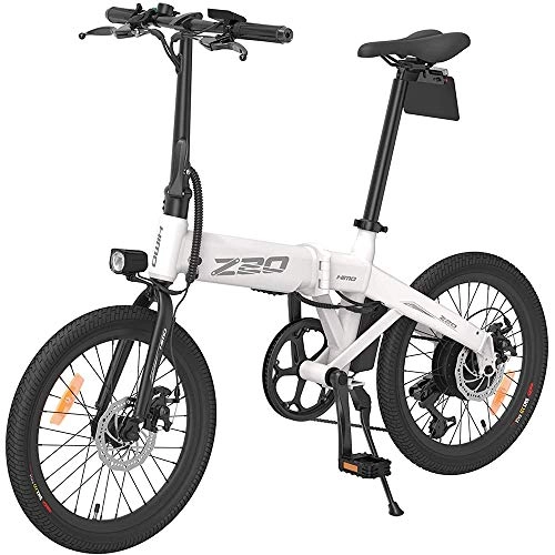 Electric Bike : 48V 10.4Ah Folding Electric Bikes for Adults Collapsible Aluminum Frame E-Bikes, Dual Disc Brakes Three Modes of Cycling: Pedal, Electric Booster And All Electric