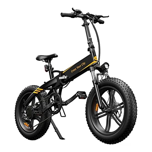 Electric Bike : A Dece Oasis A20F+ 20×4.0 fat tire electric bike | e-folding bike | e-bike | pedelec e-bike, 250W motor / 36V / 10.4Ah battery / 30kg / 25 km / h / Black…